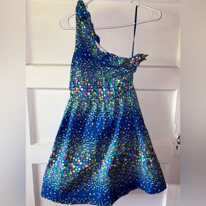 Ellen and Ollie one-shoulder dress